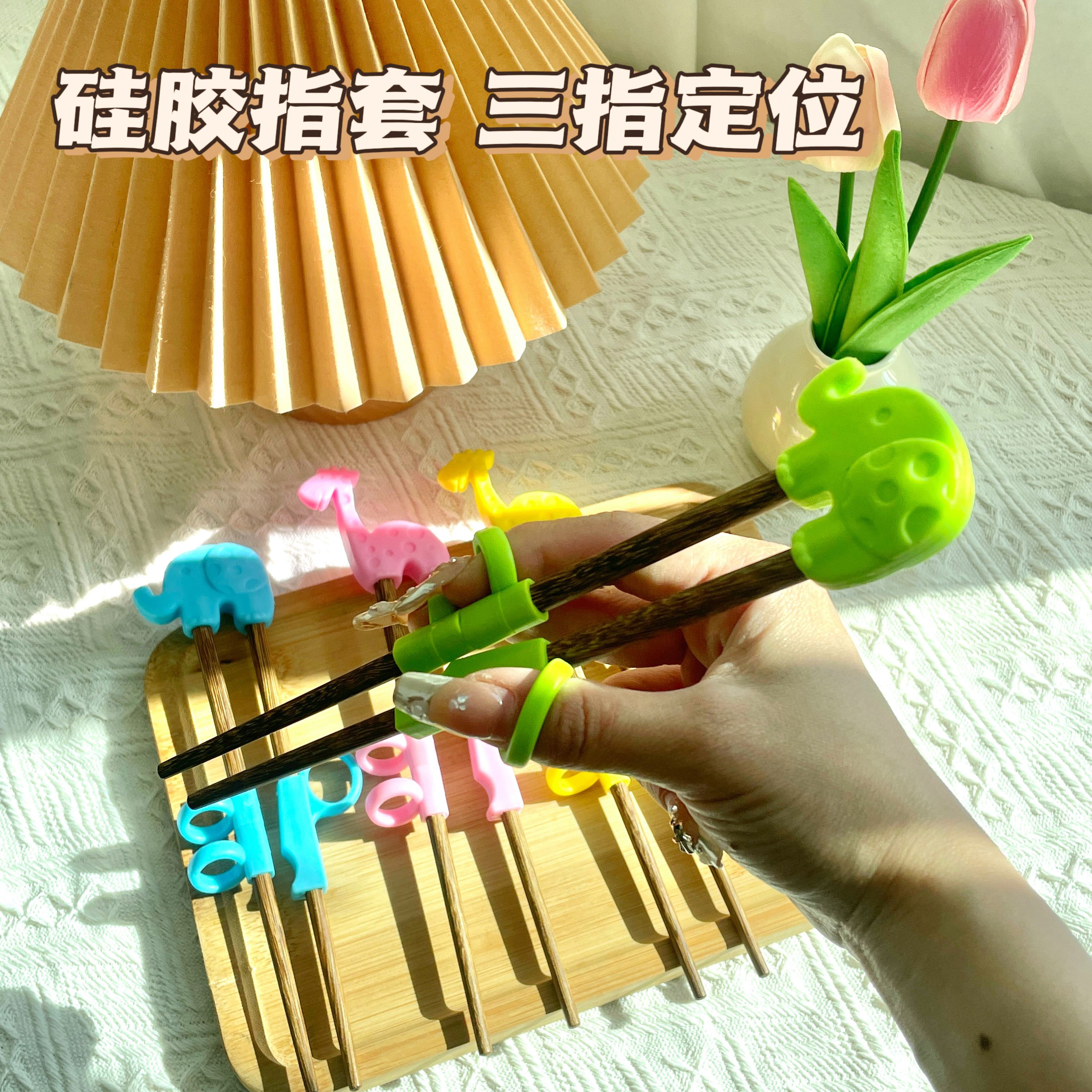 儿童练习筷实木筷子6-12岁大童学吃饭幼儿园专用学生矫正训练筷子