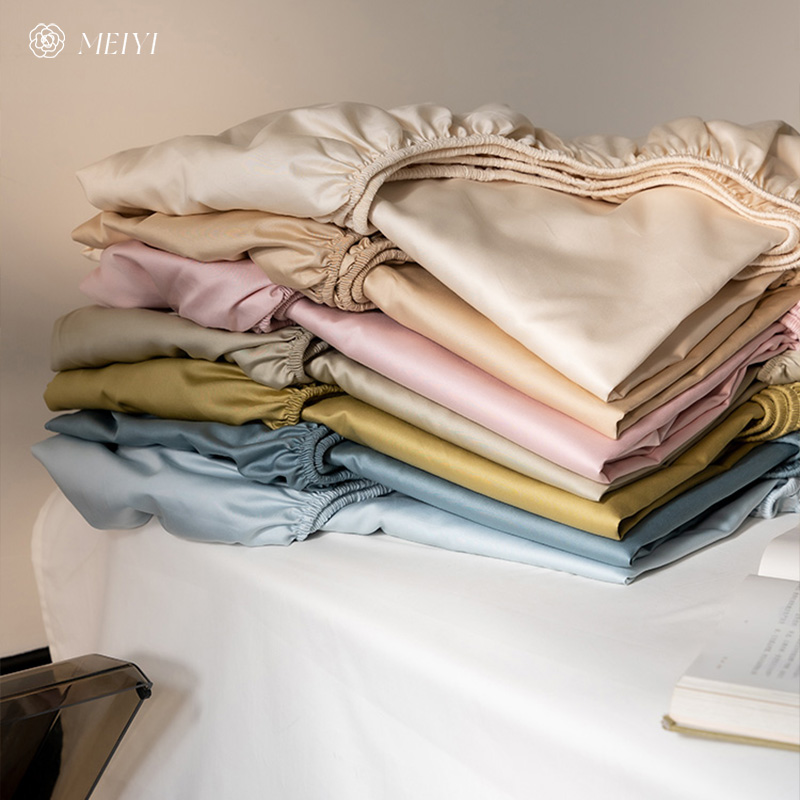 纯色简约风高档裸睡单品床笠床垫保护套1.5m纯棉床单1.2m床上用品