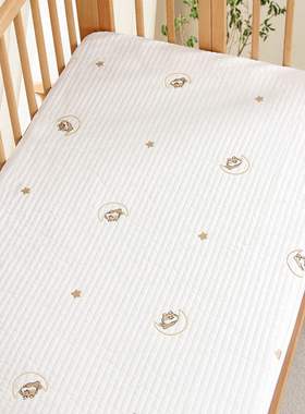 婴儿床床笠纯棉a类新生儿床上用品宝宝小床单拼接床床垫套可定制