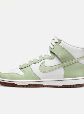 Nike耐克男鞋春季2023新款运动鞋白绿色复古高帮休闲鞋DQ7680-300