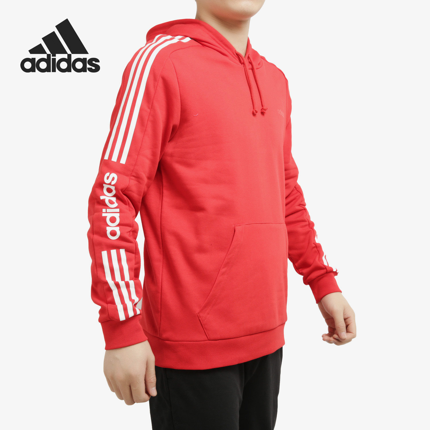 Adidas/阿迪达斯正品2020年春季新款男子休闲运动连帽卫衣FU1070