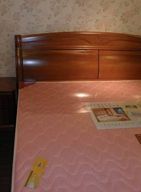 上海 定制 品牌 核桃木 家具 实木床 箱式床 平板床 806_R型