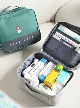 医药箱健康包小型药箱宿舍学生旅行医药包便携药品药物药品袋