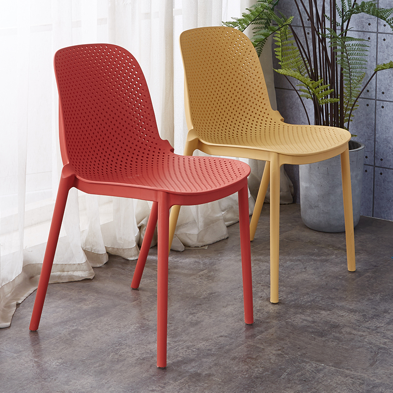 北欧塑料靠背椅子网红加厚办公椅电脑椅成人餐椅舒适桌椅简约家用