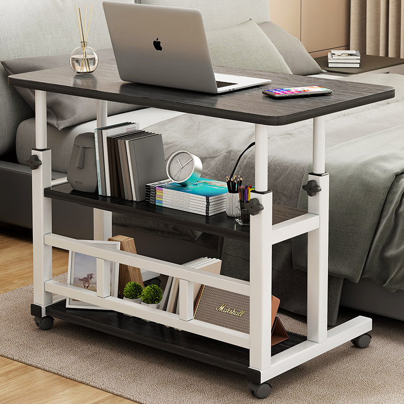 床边桌可移动升降电脑桌简易学生书桌卧室宿舍家用学习简约小桌子