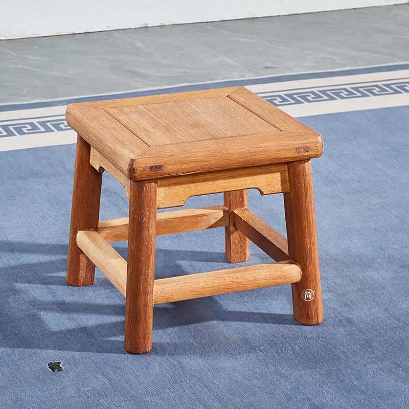 红木小方凳板凳客厅换鞋凳家用矮凳中式实木大料原木榫卯四方凳子