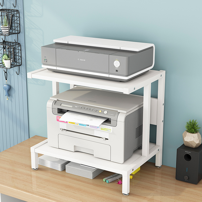 新品桌面打印机架简约办公室置物架复印机柜多层落地储物收纳架子