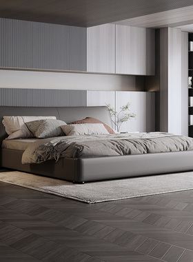 VATAR梵达主卧床2024年新款床现代简约一米五卧室软包家用真皮床