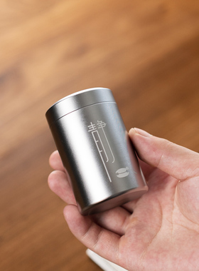铝合金随身茶叶小罐便携迷你密封空罐日式金属出差车载包装盒定制