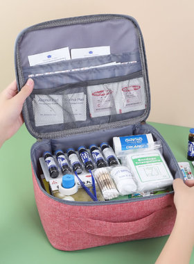 便携医药防疫包小学生户外旅行药品收纳箱随身医药急救儿童健康包