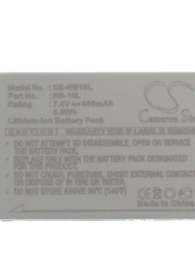 厂家直供CSNB-10L适用佳能PowerShot SX40 HS  G1 X相机电池
