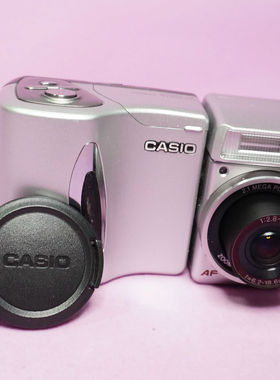 Casio/卡西欧 QV-2300UX ccd数码相机老式复古翻旋转镜头自拍神器