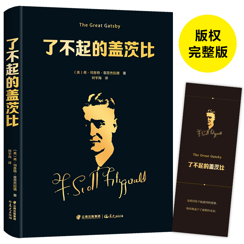 了不起的盖茨比 中文版 菲茨杰拉德著外国文学小说成人学生阅读书籍