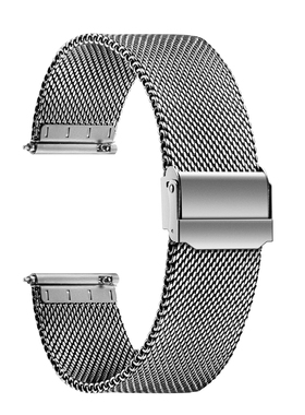 纯钛合金不过敏表带男钢网带超薄20mm22mm手表带米兰尼斯男生皮带