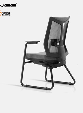 gavee人体工学弓形椅固定脚电脑椅办公椅家用学习工学椅健康护腰