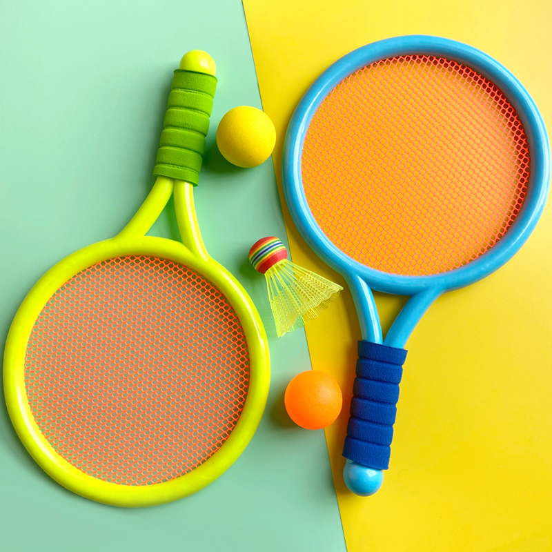 儿童羽毛球拍球类玩具户外网球拍套装亲子互动2-3岁4岁运动球拍