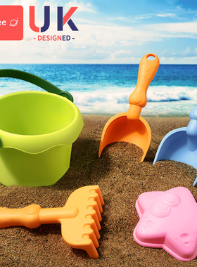 儿童沙滩玩具宝宝海边玩挖沙戏水沙漏户外挖土沙子工具铲子桶套装