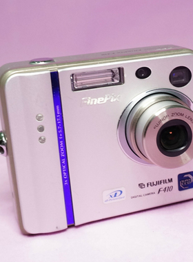 Fujifilm/富士 FinePix F410 ccd数码相机复古老式卡片方块月光33