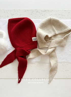 兼具保暖与装饰 含羊毛巴拉克拉法帽毛线帽子围脖一体女冬季护耳