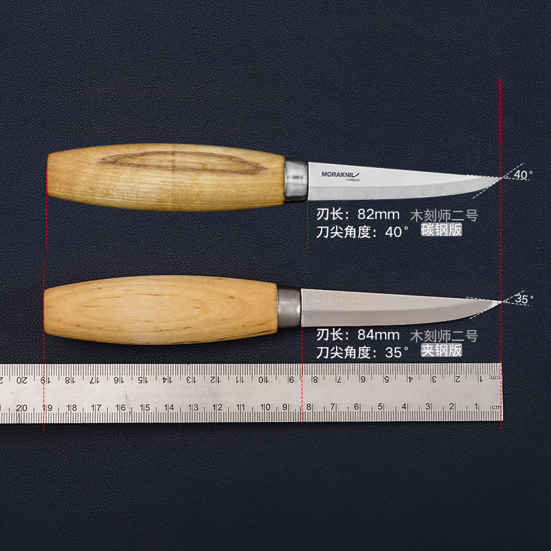 瑞典MORAKNIV莫拉 户外装备木刻师二号木刻小直刀雕刻多用途小刀