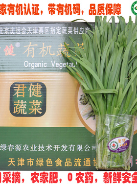 生鲜蔬菜 有机食品 韭菜 有机蔬菜天津 同城配送 有机肥无农药