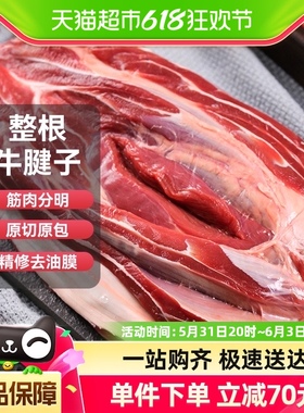 月盛斋原切牛腱子肉4斤整根生牛肉新鲜进口生鲜健身食材冷冻商用