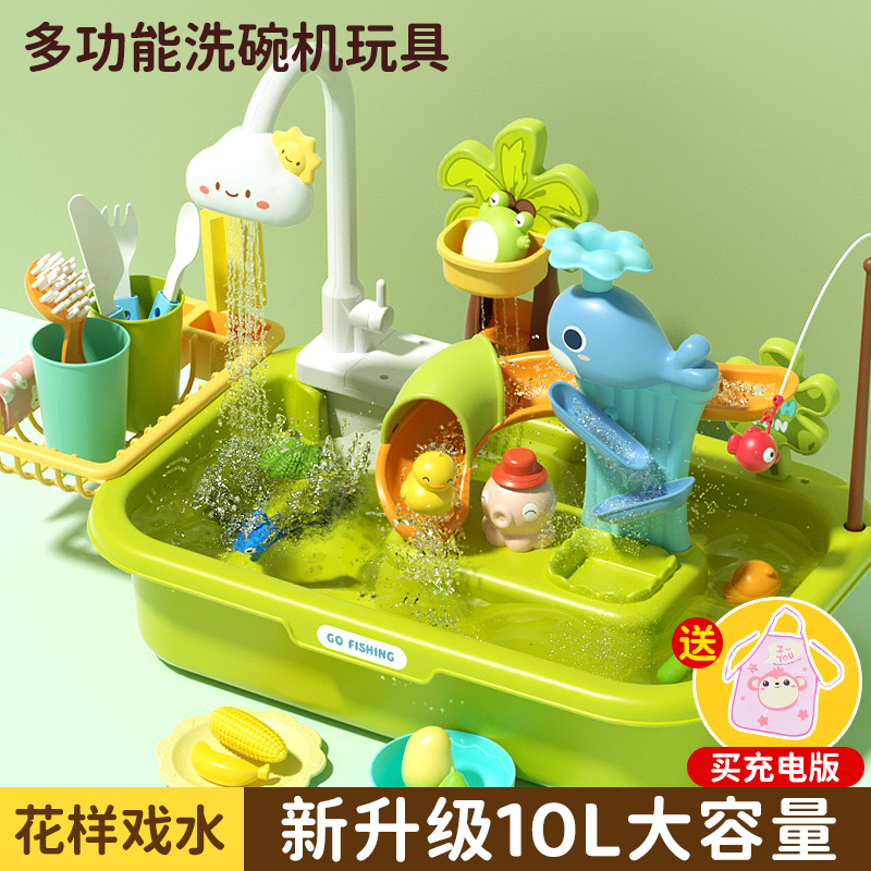 儿童洗澡戏水宝宝婴儿水上乐园玩具小鸭子玩水池盆六一节礼物网红