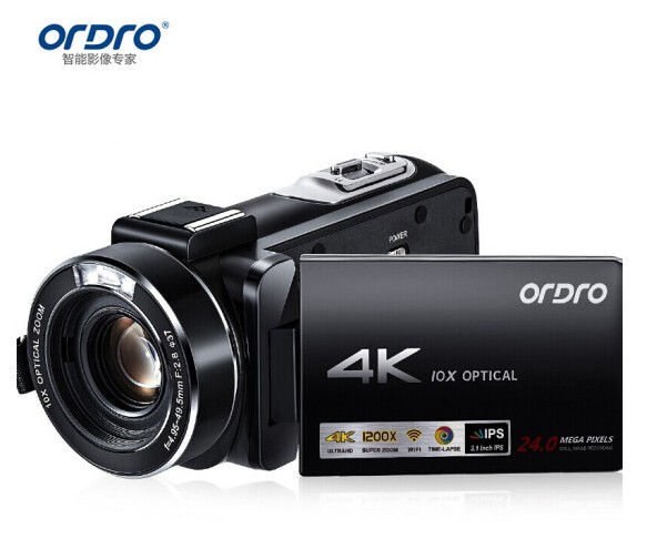 AC7摄像机专业直播摄影机手持录像机4K高清数码dv婚庆vlog短视频