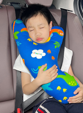 儿童汽车头枕车上睡觉神器车载靠枕抱枕头车内后排护颈枕装饰用品
