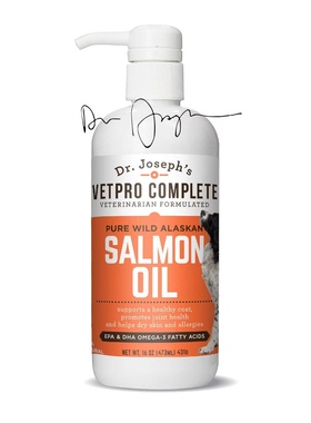 美国直邮 VetPro 100% Wild Alaskan Salmon Oil 纯Ye生三文鱼油