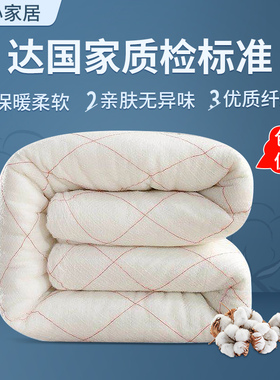 棉絮棉被学生宿舍床垫被单人棉被子被芯春秋冬被加厚10斤被褥子