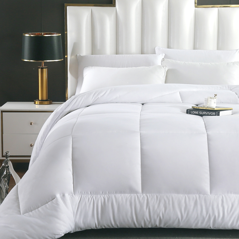 五星级酒店宾馆专用白被子被芯春秋1.5丝棉被2x2.3米冬季加厚保暖