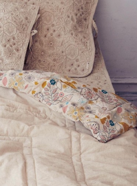 日本原单 30/70麻棉混纺 春秋被 日式绗缝垫 绗缝枕套 空调被特价