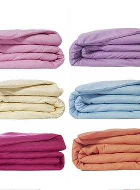 素色纯棉被套单件纯色全棉被罩斜纹床单单双人180*220 160*210cm