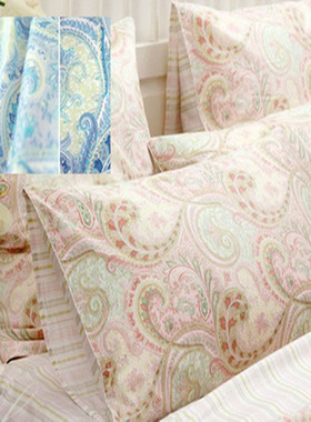 百年品牌LARUYEASLY原单长绒全棉贡缎床上用品家纺四件套特价包邮