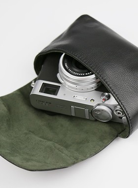 富士X-100VI相机包松下LX100M2真皮套徕卡LUX7收纳布袋便携保护套