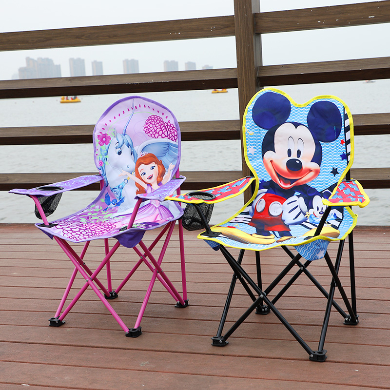 儿童卡通折叠椅户外沙滩椅写生椅画画露营椅子便携休闲宝宝靠背椅