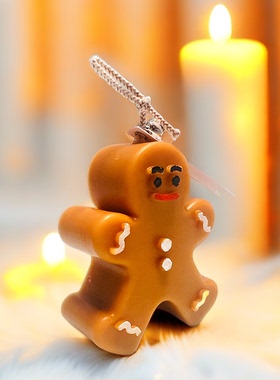 【姜饼人】兔小柒圣诞节甜蜜手作香薰蜡烛INS家居摆件礼品礼物