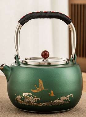 304不锈钢泡茶壶平底烧水壶功夫茶具可电磁炉加热专用煮水壶加厚
