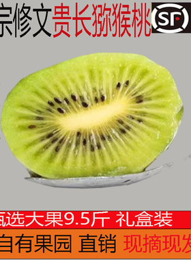 贵州修文贵长猕猴桃新鲜水果绿心当季官方奇异果整箱5斤10斤包邮