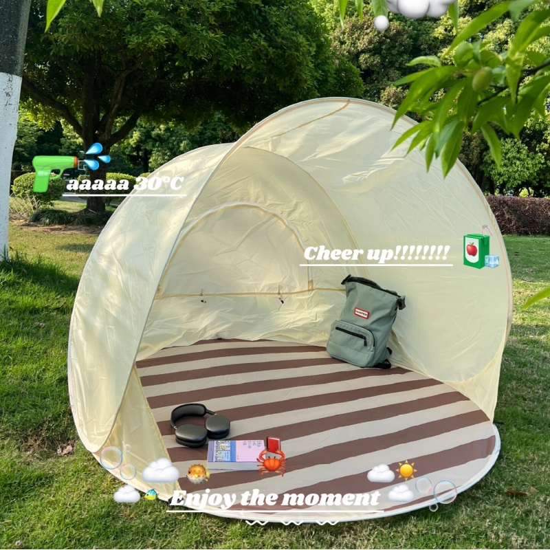 帐篷一键开合野餐户外折叠便携式简易速开露营海边沙滩单人小帐篷