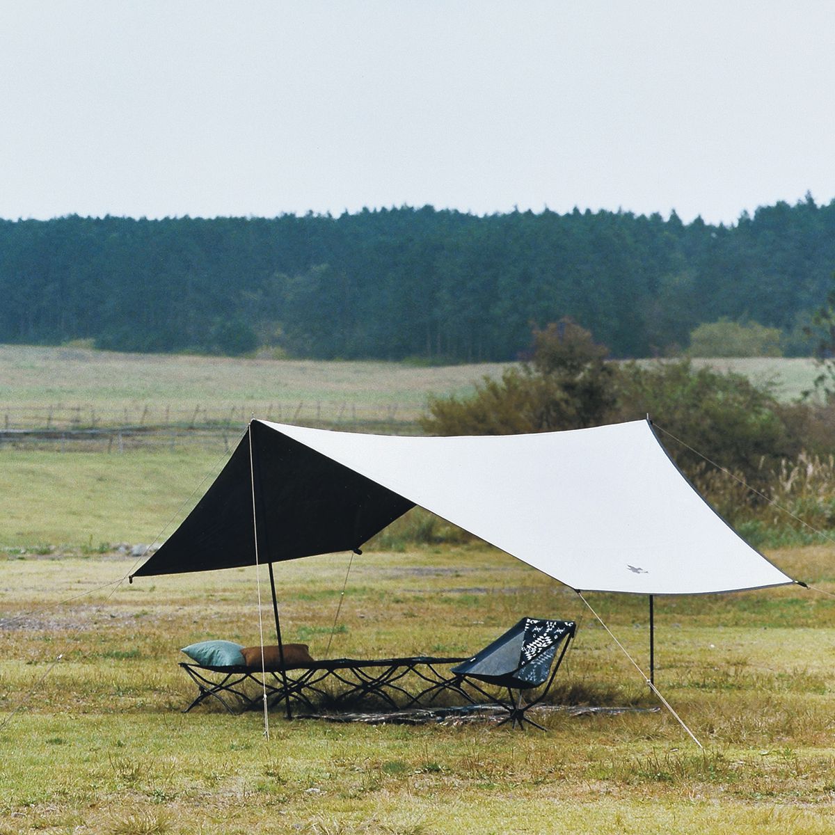 日本LOGOS天幕帐篷户外露营黑胶幕布遮阳防紫外线防雨公园全遮光