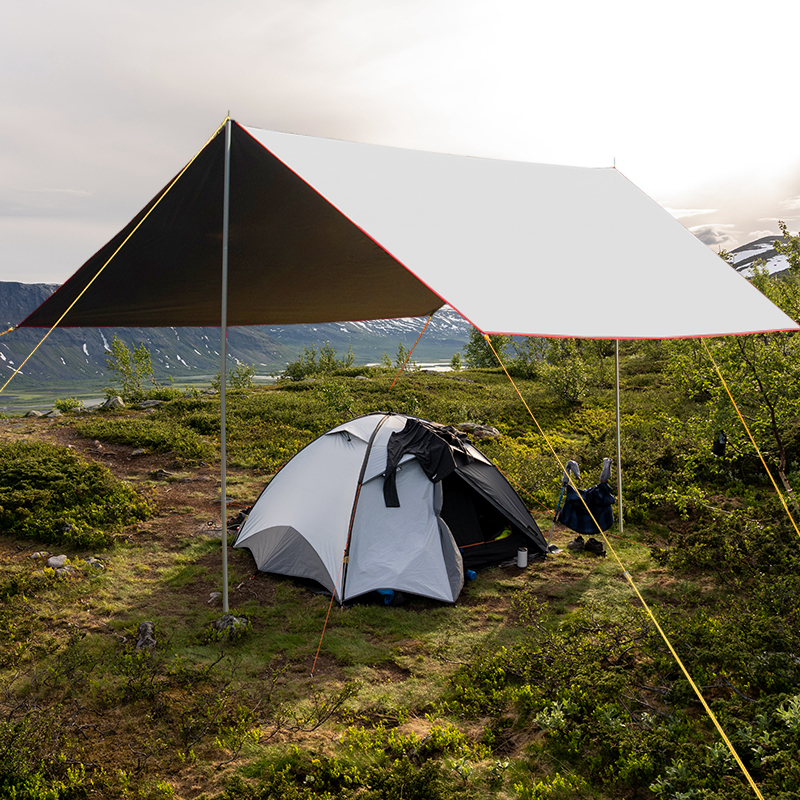 天幕帐篷户外凉棚便携式露营遮阳野餐防晒防雨棚野营沙滩手搭帐篷
