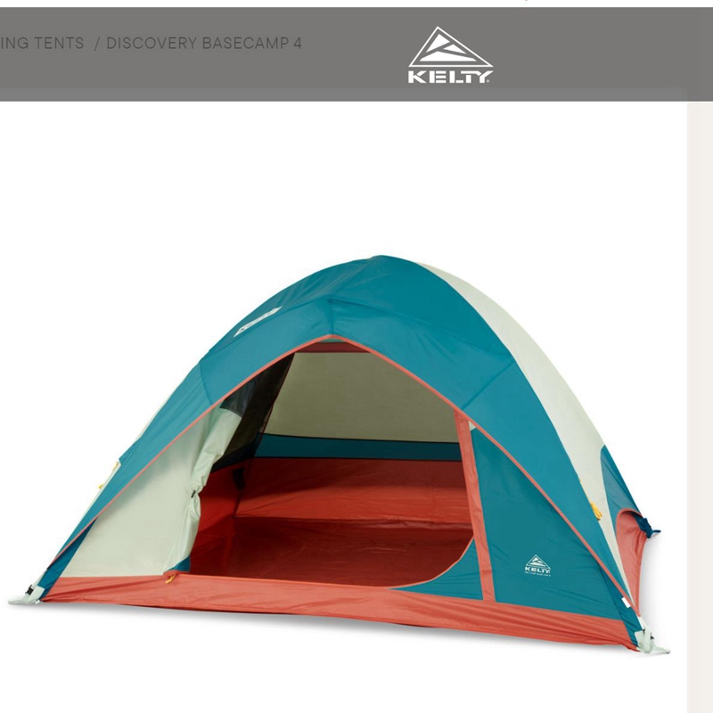 美国 户外露营背包品牌  交叉杆 快速搭建 双层 3季 4人 营地帐篷