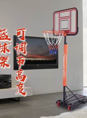 家用篮球筐可升降户外青少年儿童篮球架成人投篮体育运动用品