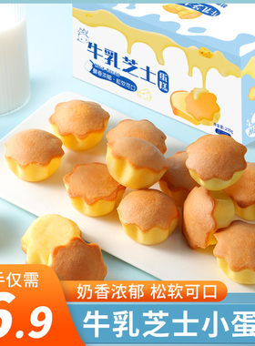 杏享早餐面包整箱独立小包装儿童牛乳芝士蛋糕宝休闲健康零食小吃