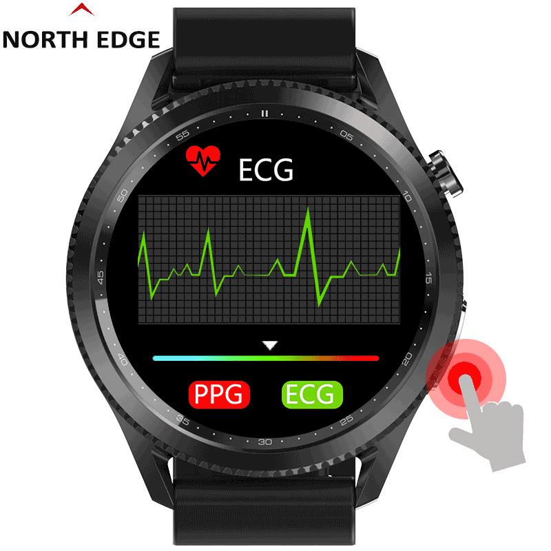 跨境智能手表ECG watch睡眠健康血压血氧监测仪手环老年人男女