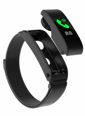 智能手环蓝牙耳机二合一通话手表心率血压健康监测多功能运动计步手表男女通用