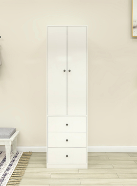 新品北欧简约现代卧室柜子可定制订做木柜收纳DIY组合家具白色衣