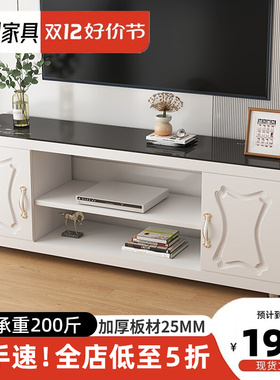 电视柜小户型现代简约家用卧室地柜轻奢简易客厅欧式2023新款组合